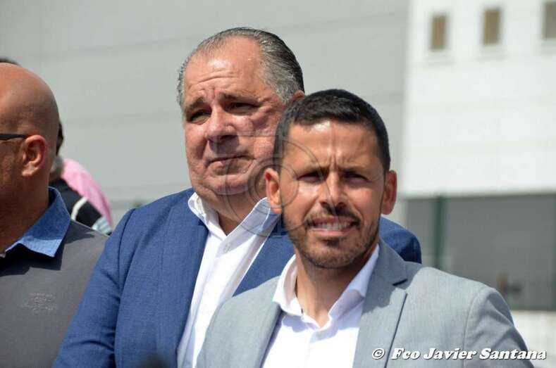 Héctor Suárez y Juan Martel encabezarán la lista electoral de la alianza CC-CCD en Telde (Foto Francisco Javier Santana)